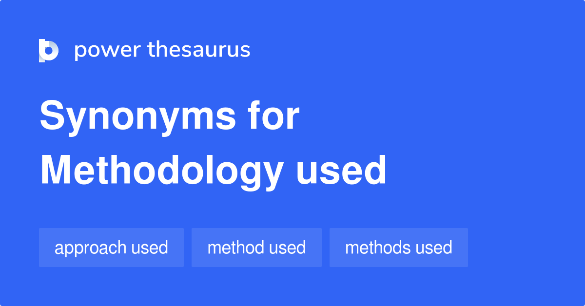 methodology synonyms