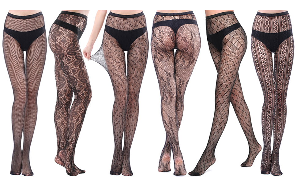 pantyhose with designs