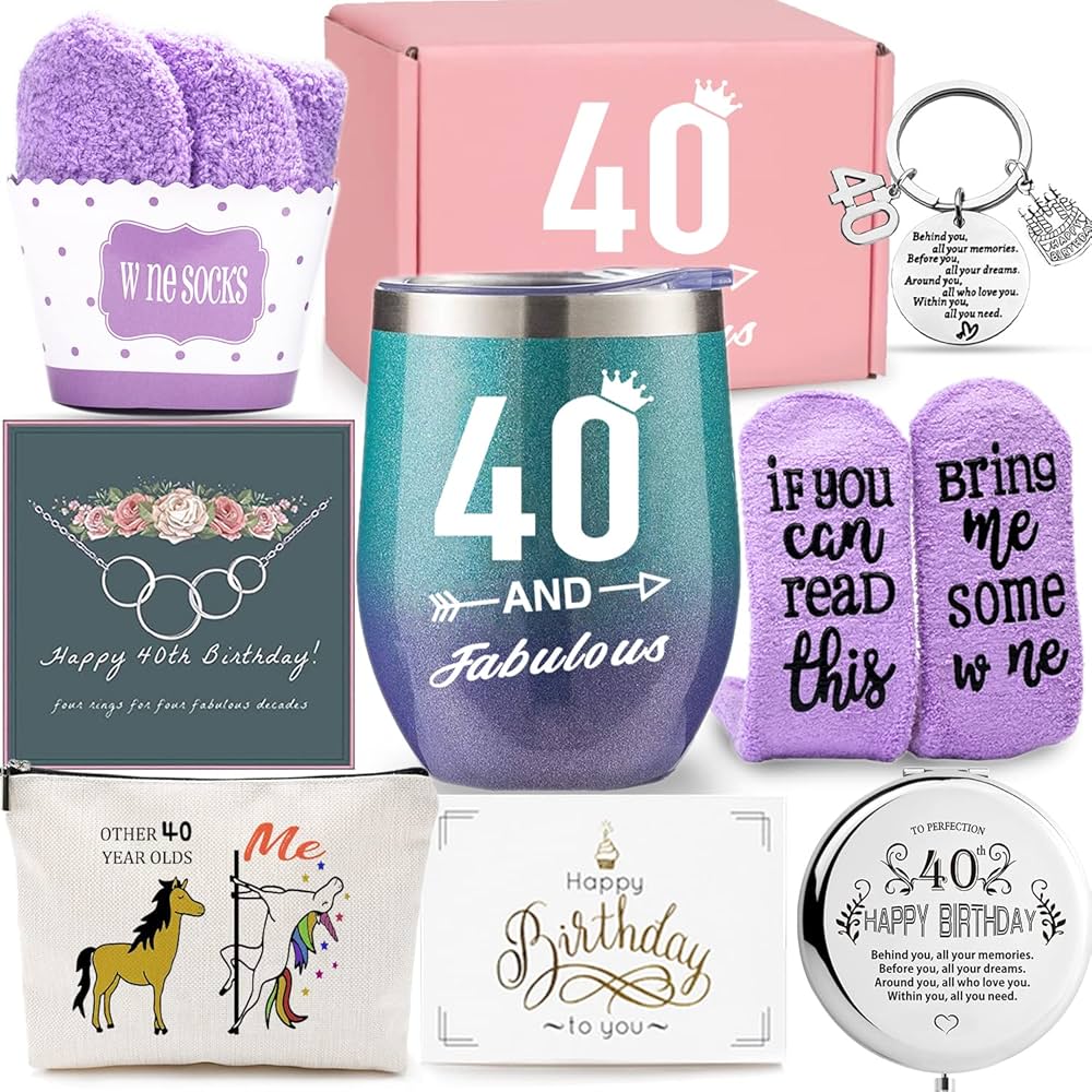 40th birthday gift ideas for friend