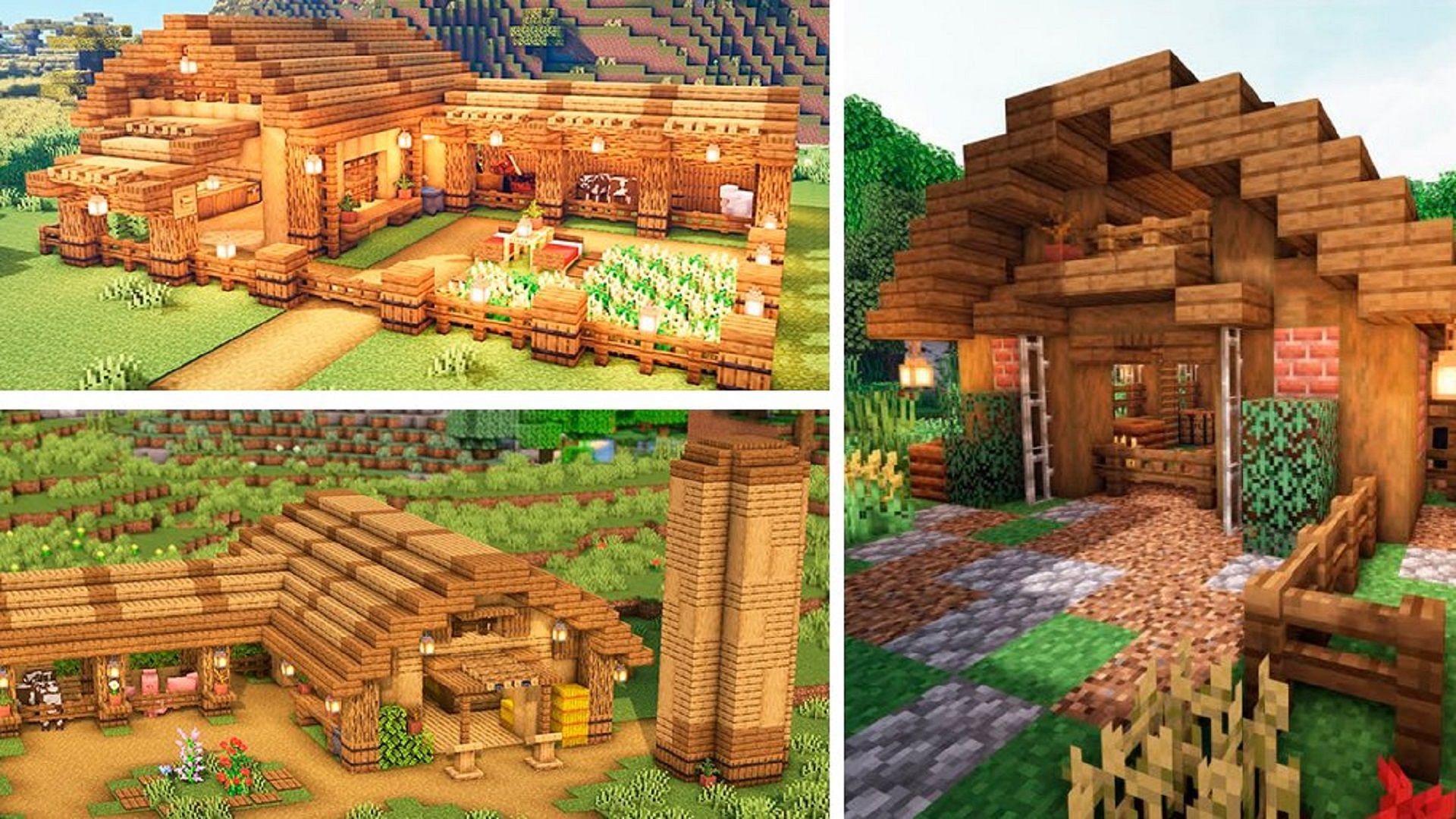 minecraft barn design