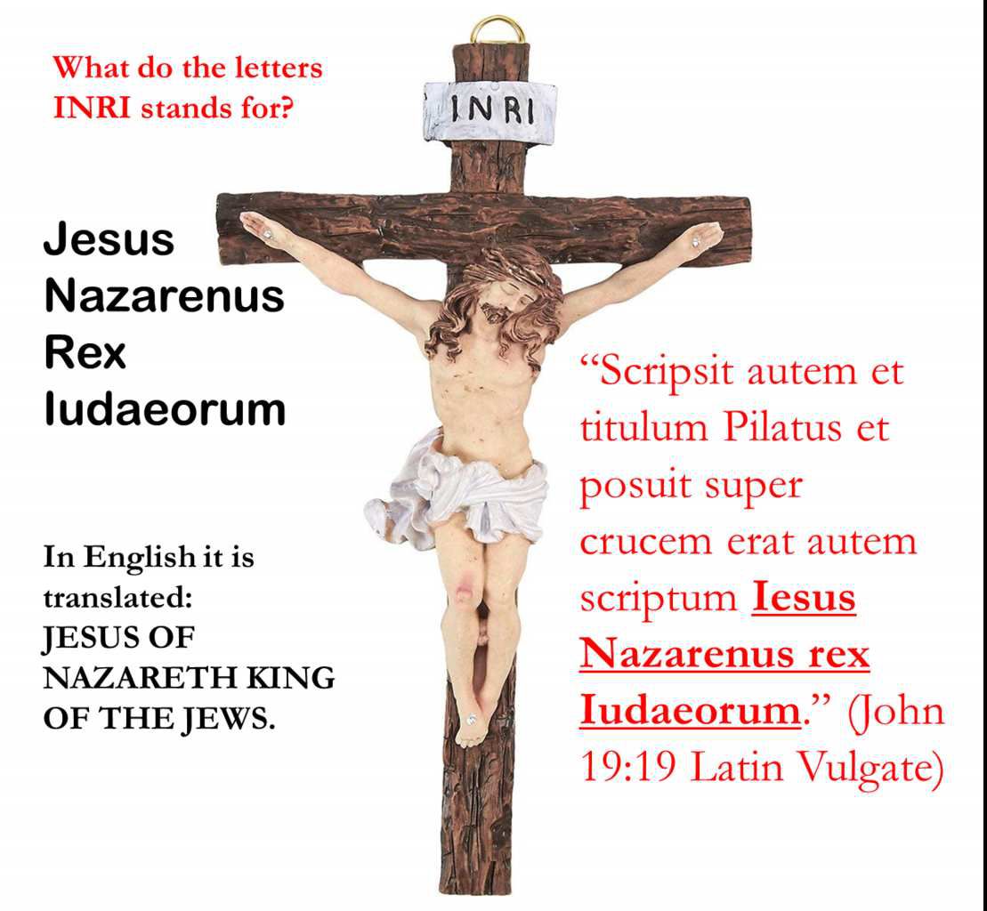 what does the inri on the cross mean