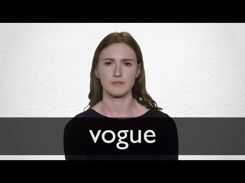 vogue thesaurus