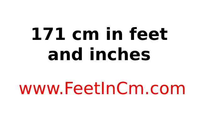 171.8 cm in feet