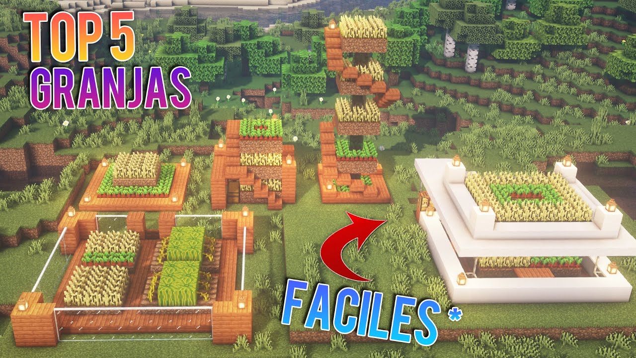 granjas de minecraft fáciles