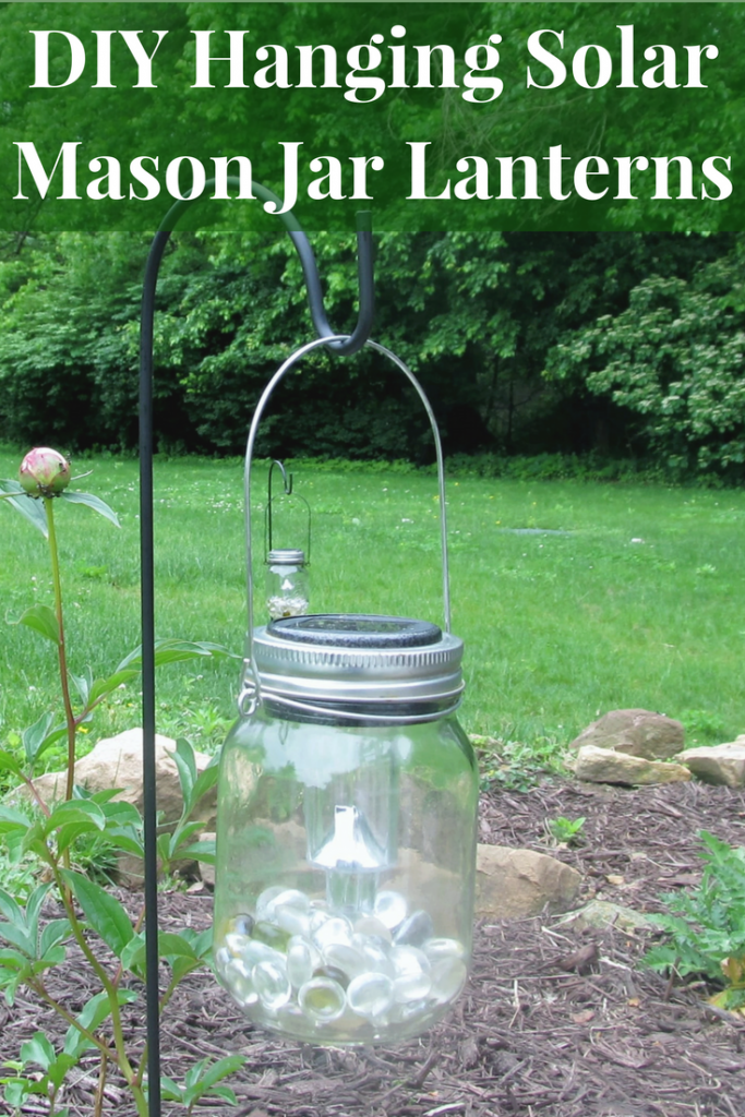 hanging mason jar solar lights