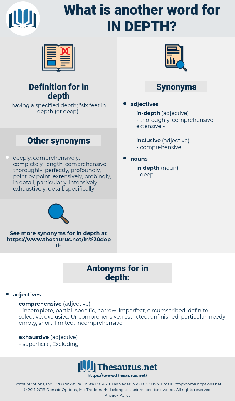 synonyms for depth