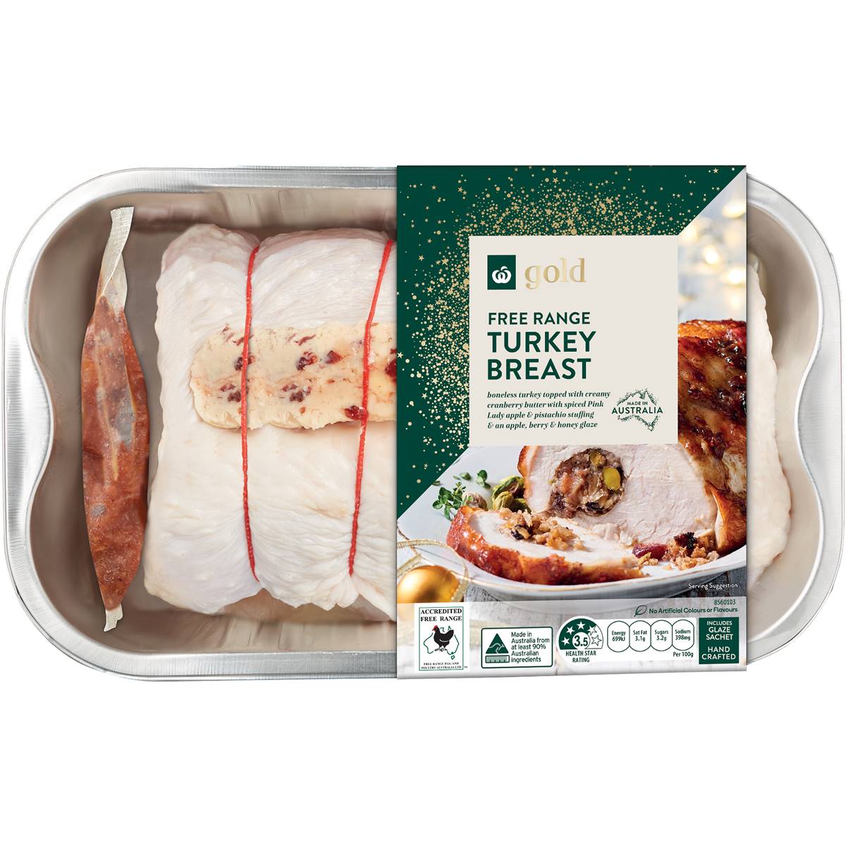 woolworths stuffed turkey breast