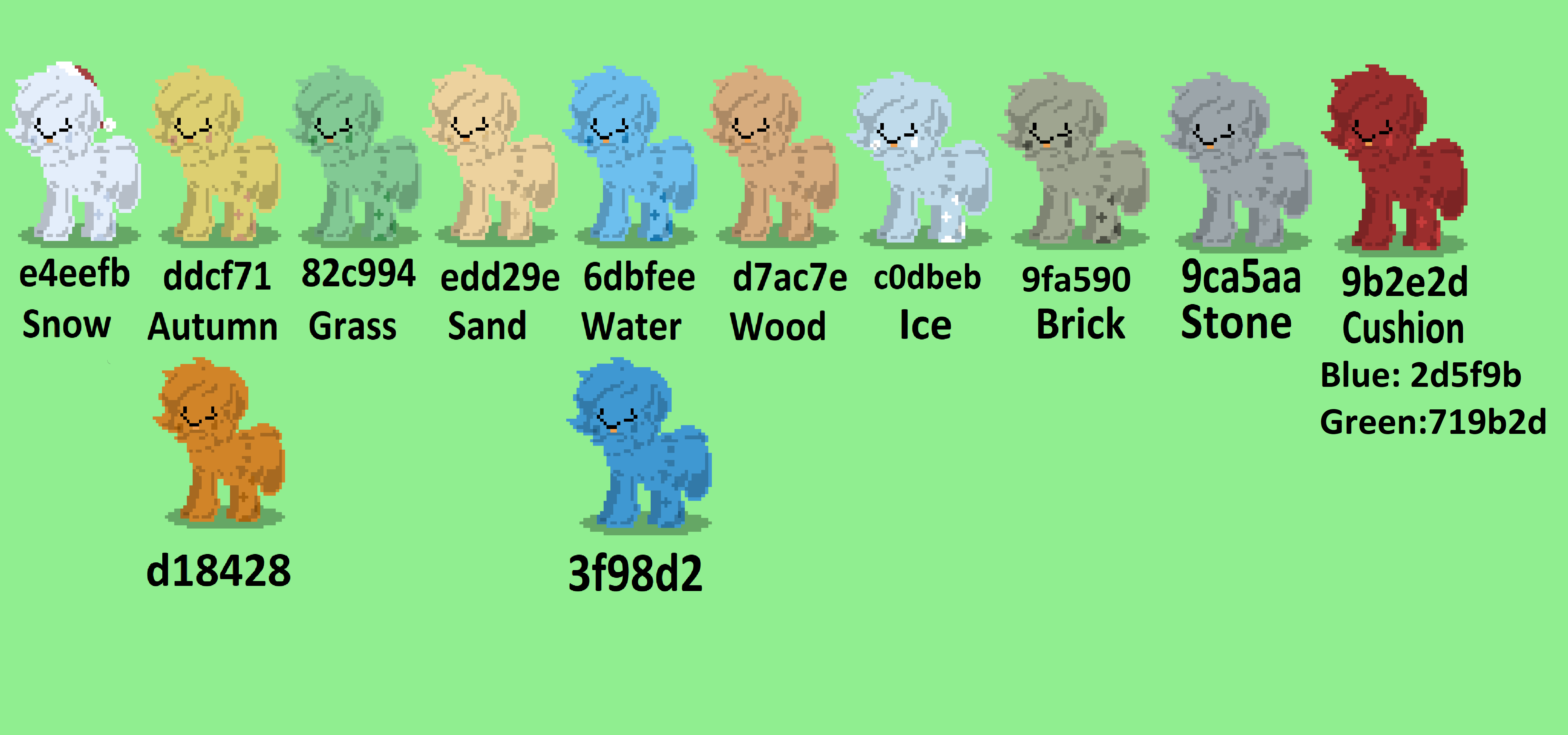 pony town grass code