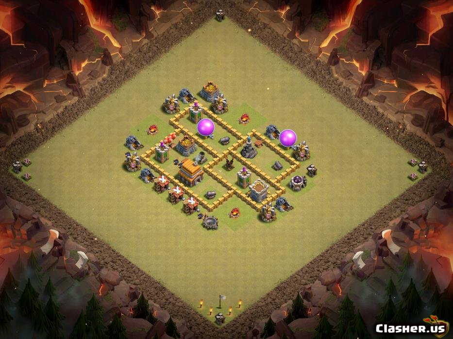 town hall 5 war base