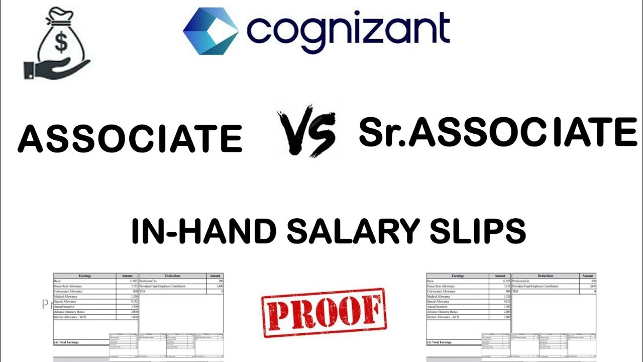 cognizant senior consultant salary