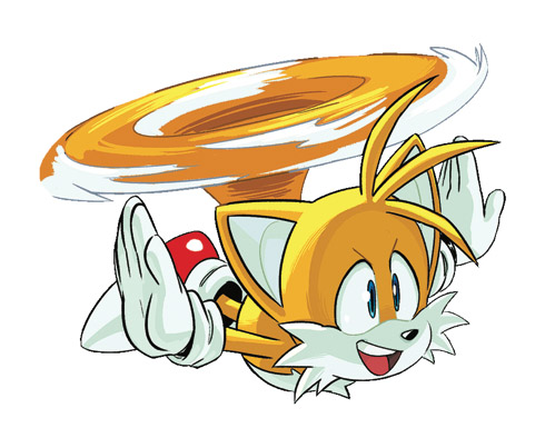 tails the fox flying