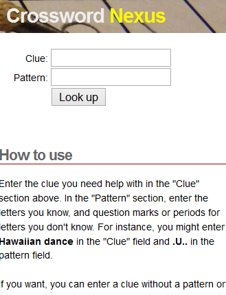 nexus crossword