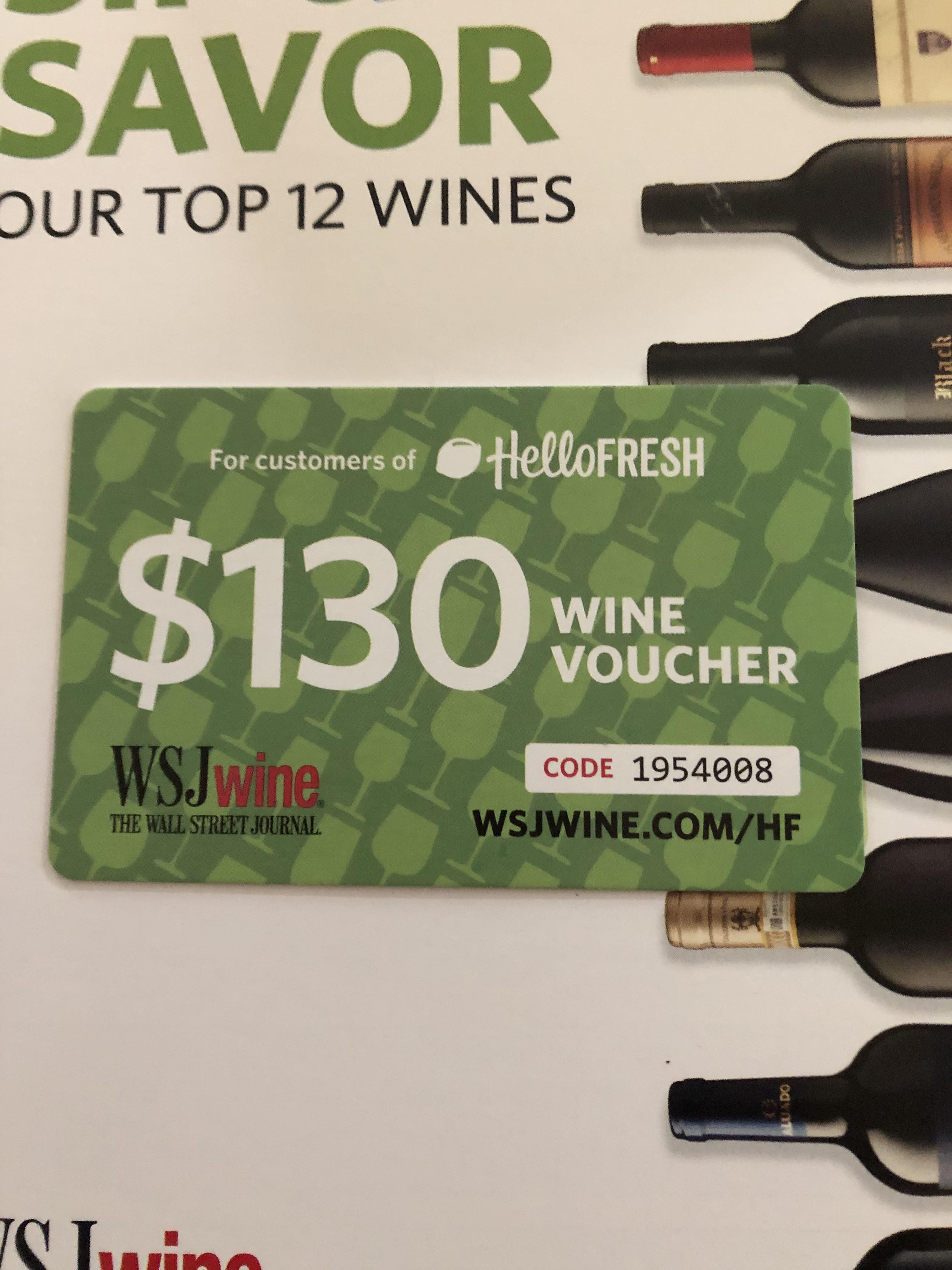 wsj wine promo code