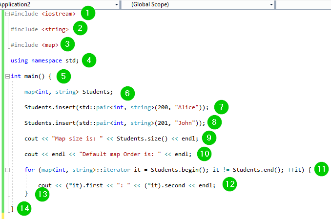 c++ map find