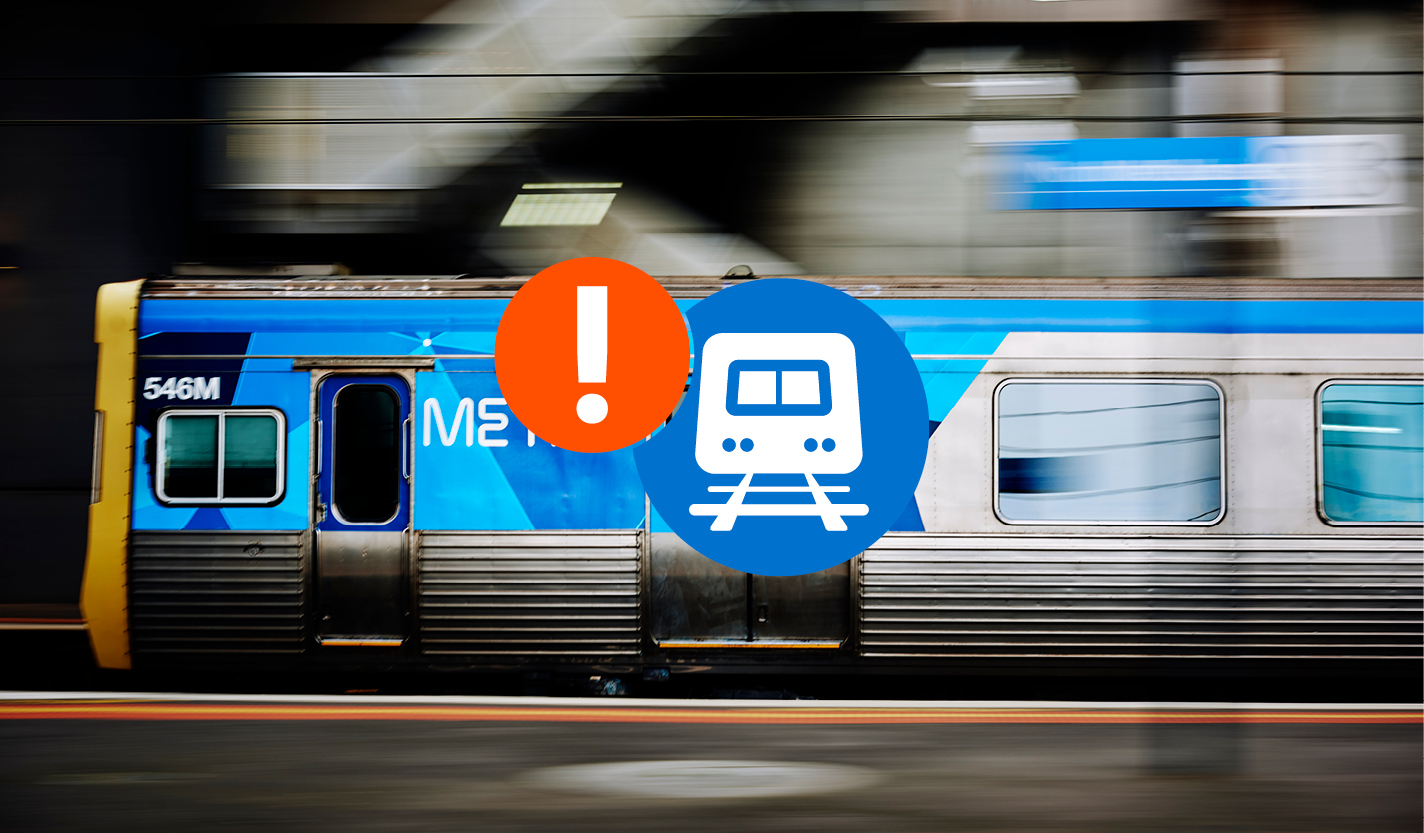 train disruptions melbourne today