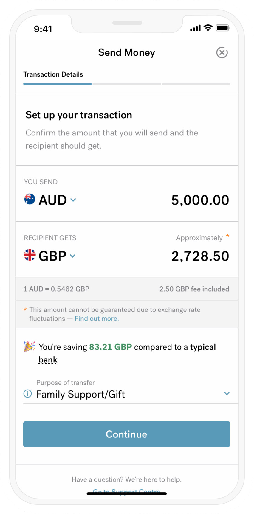 currencyfair exchange rate