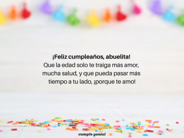 cumpleaños para mi abuelita