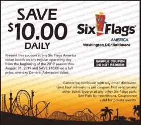 sixflags promo codes