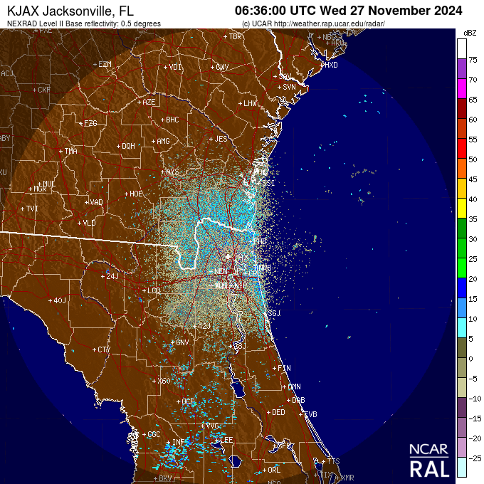 jacksonville weather radar