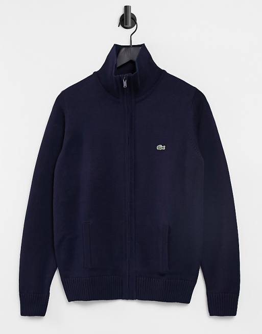 lacoste full zip sweater