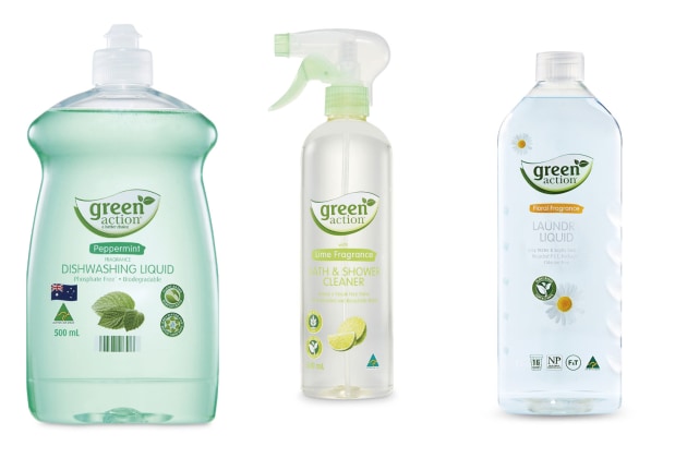 green action laundry liquid