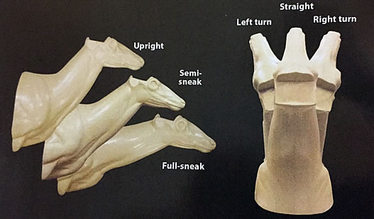 semi upright vs semi sneak