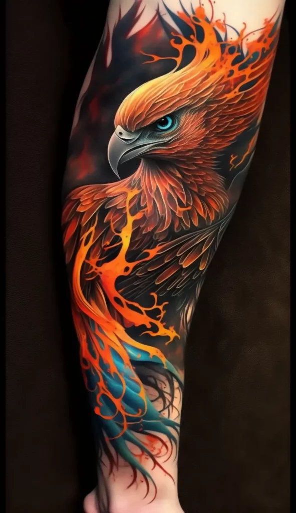 los mejores tatuajes de ave fenix del mundo