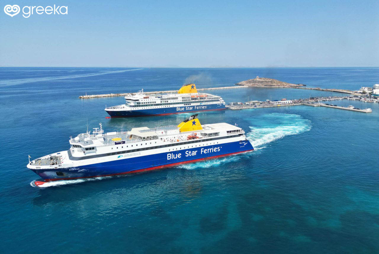 naxos ferry port