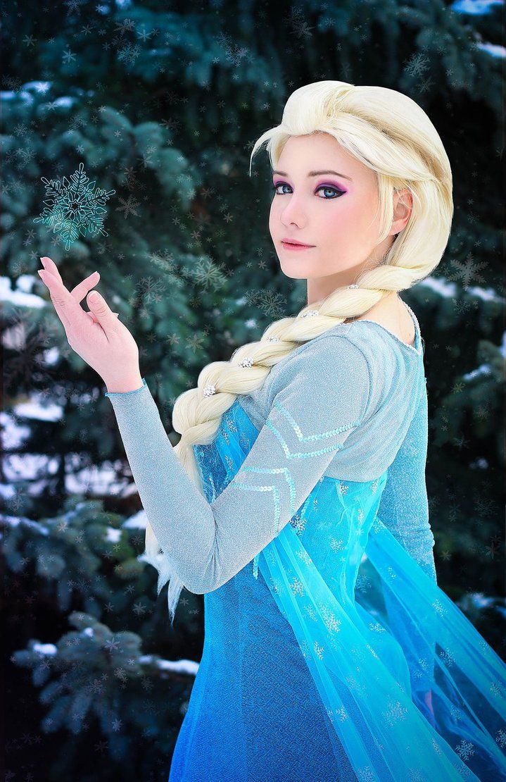 elsa cosplay frozen