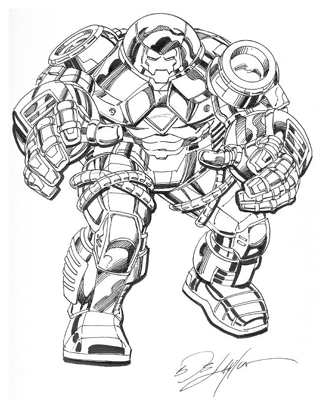 hulkbuster boyama