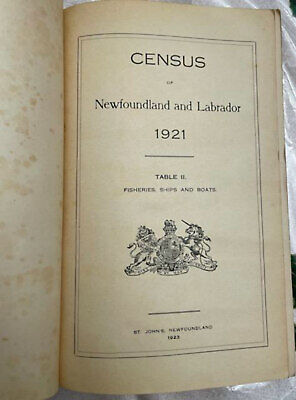 1921 newfoundland census