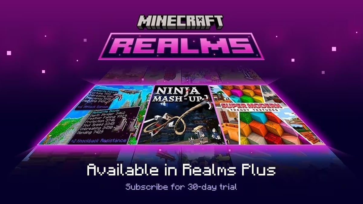 minecraft realms 30 day trial