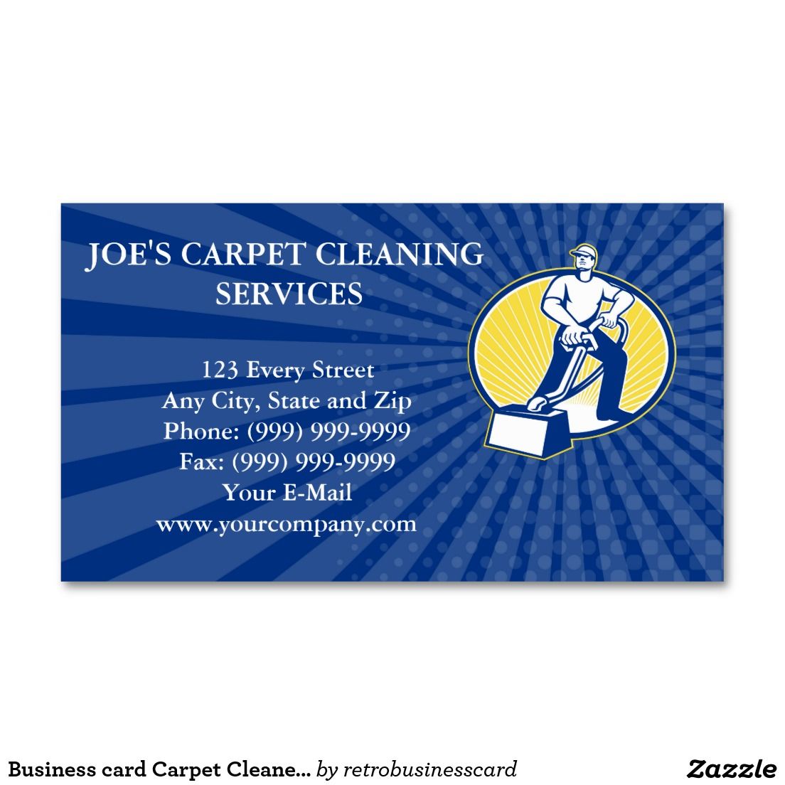 carpet cleaning business cards