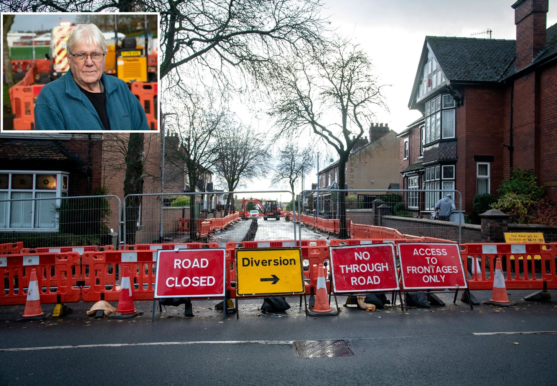 roadworks stoke on trent