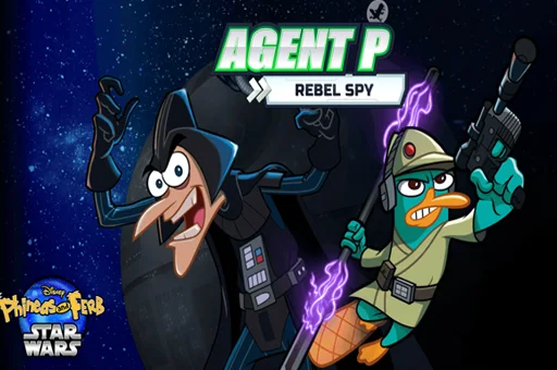 phineas y ferb star wars juegos agente p