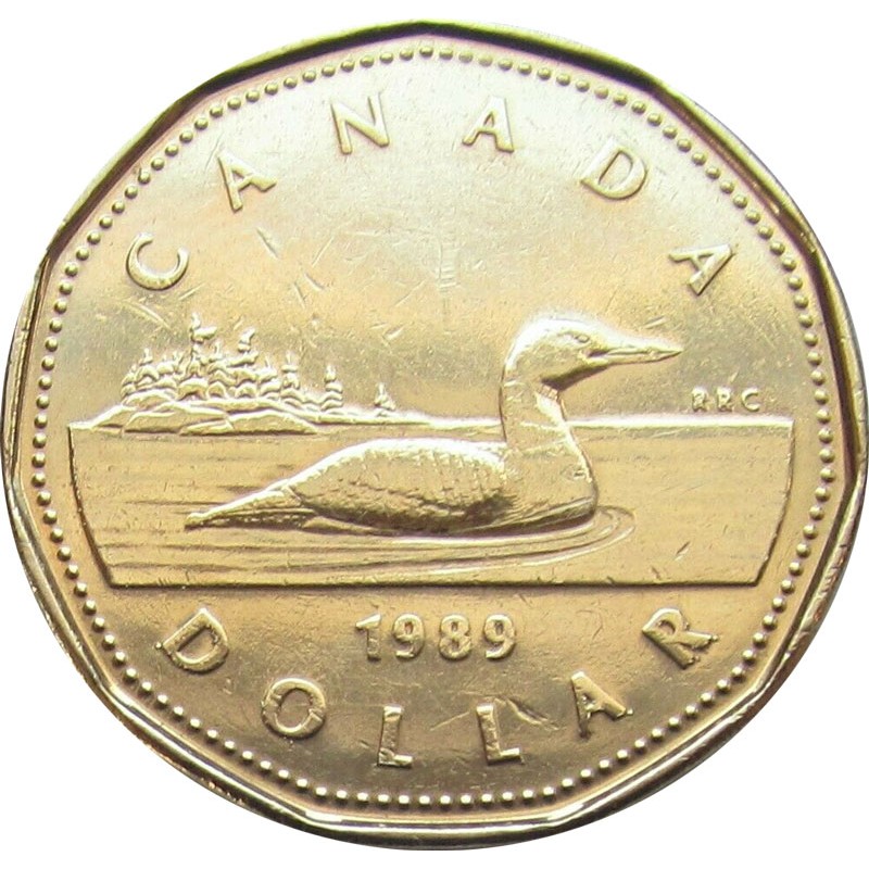 1989 canada dollar