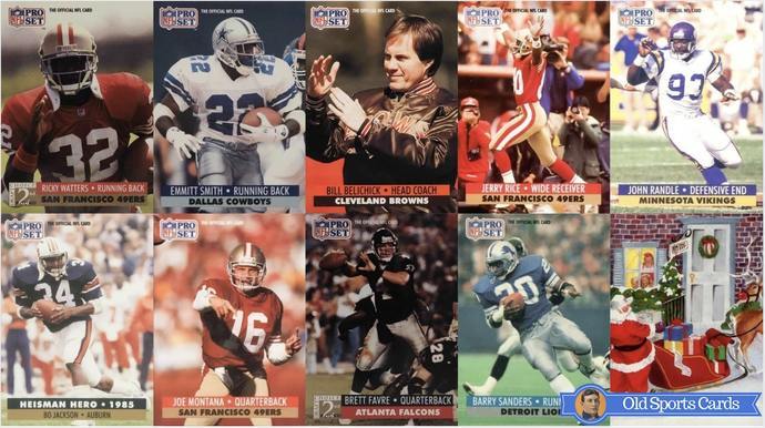 1991 pro set platinum football cards value