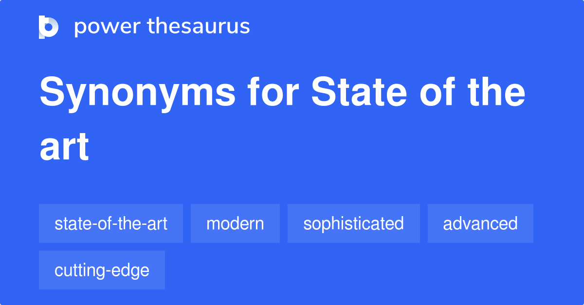 synonym for state of the art