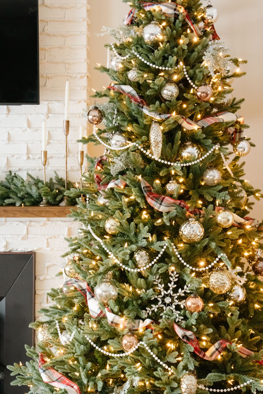 christmas tree bead garland