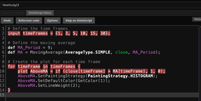 thinkscript examples