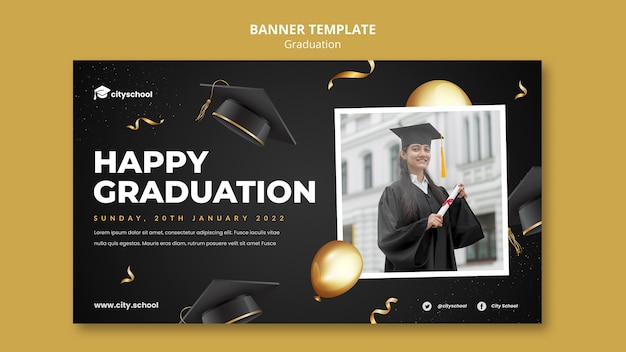 psd graduation templates free