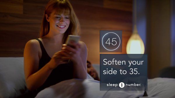 sleep number commercial woman