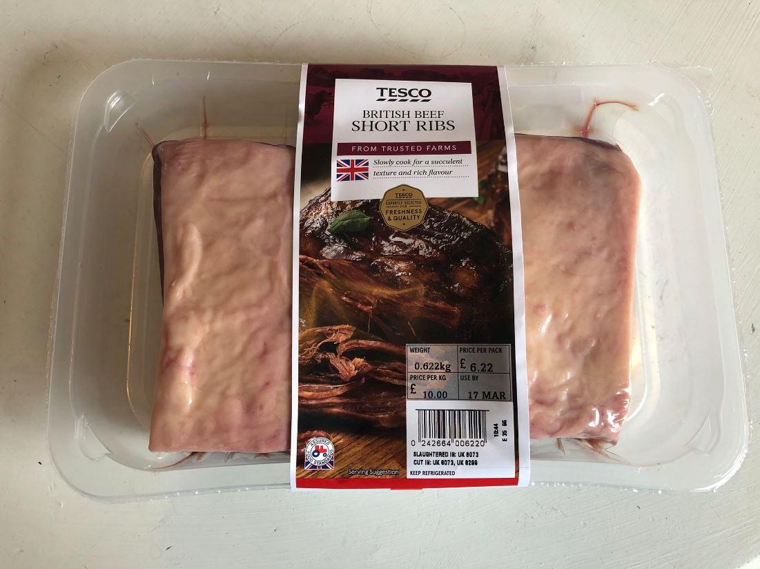 short beef ribs tesco