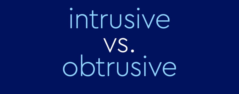 unobtrusive thesaurus