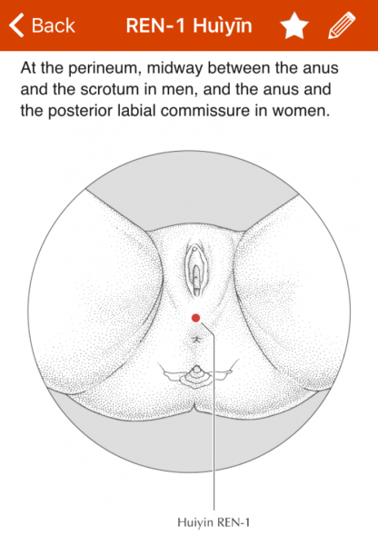 acupressure points for pennies