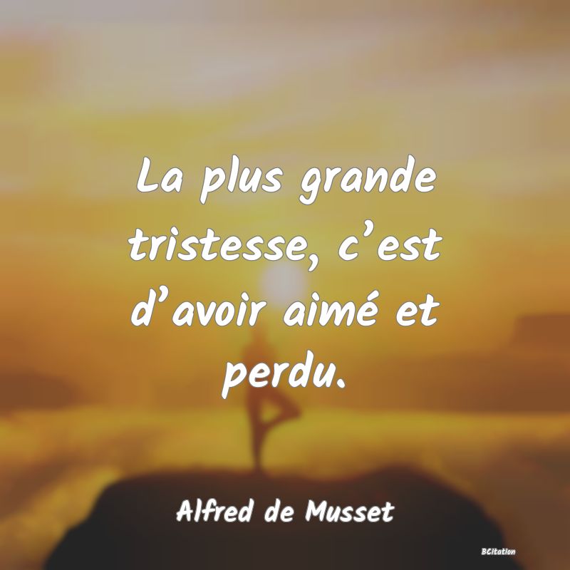 citation sur l amour perdu