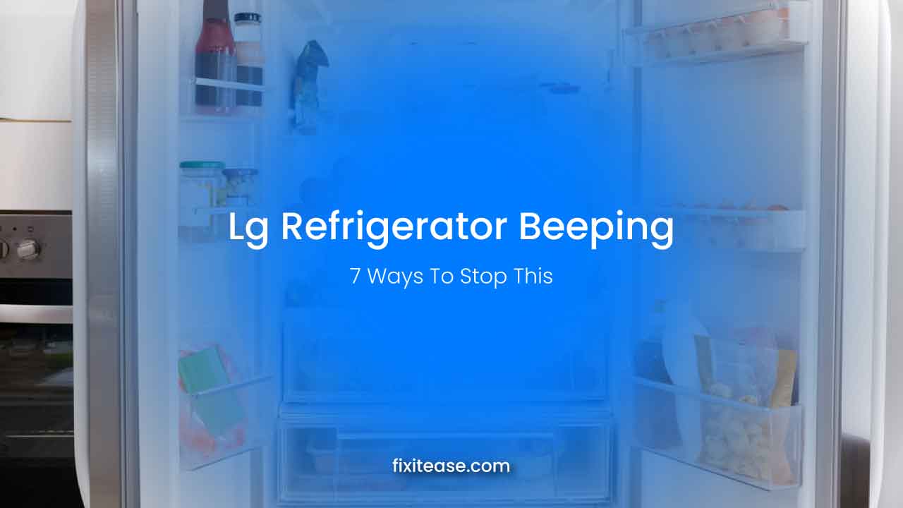 lg fridge beeping sound continuously