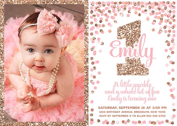 1st birthday invitation