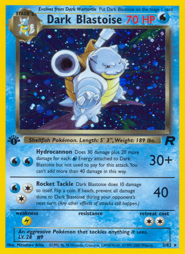 1st edition blastoise