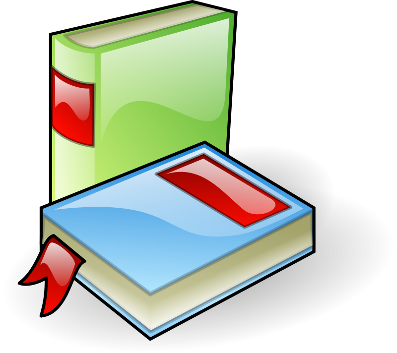 2 books clipart